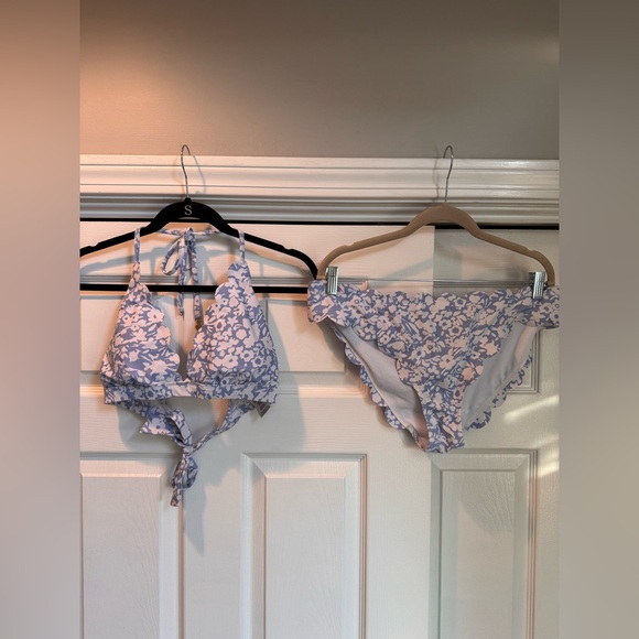 Jessica Simpson swim suit top and bottoms XL EUC bikini!! - Picture 2 of 9